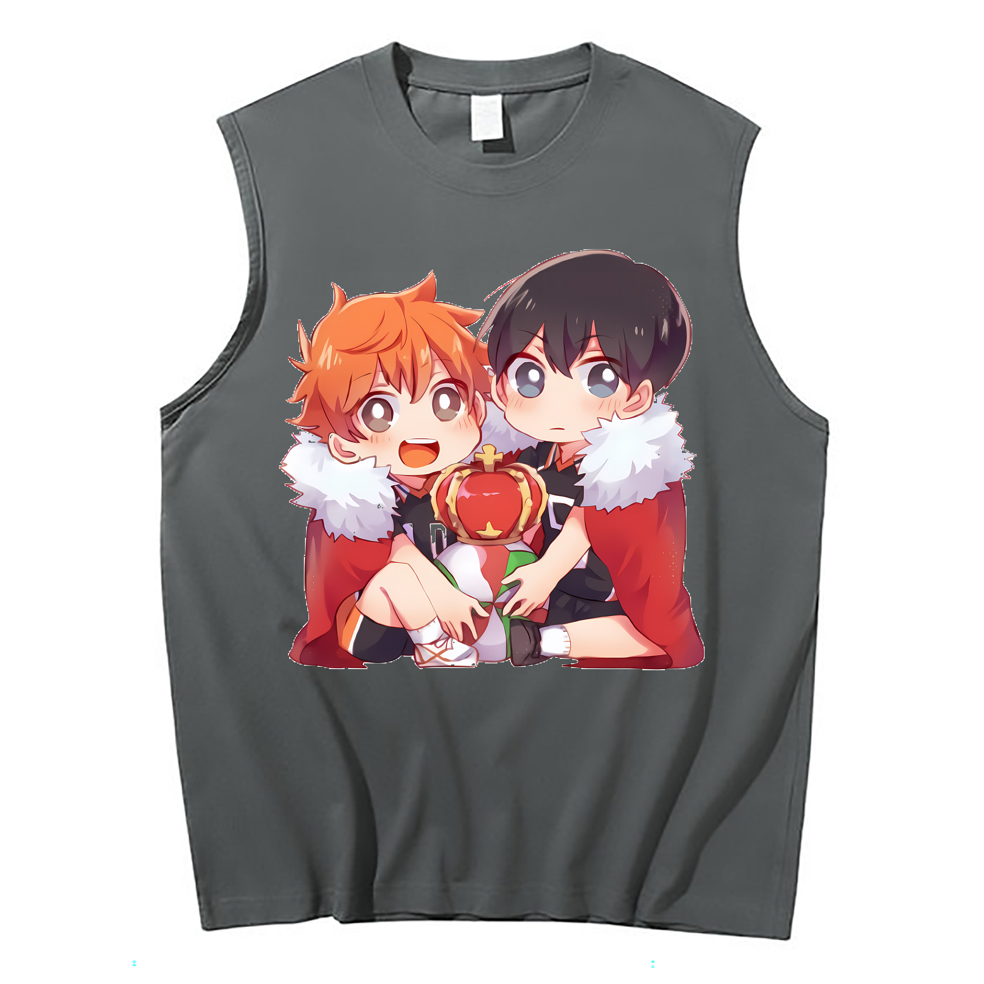 （画像用） ハイキュー!! Haikyu!! コットン100％タンクトップ（フロントプリント）